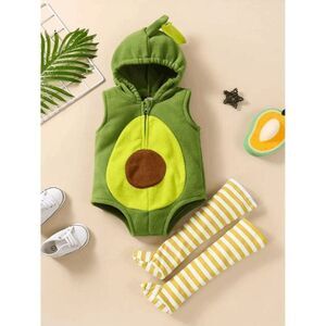 Avocado Baby Halloween Costume Two-Piece Set Size 6-9M